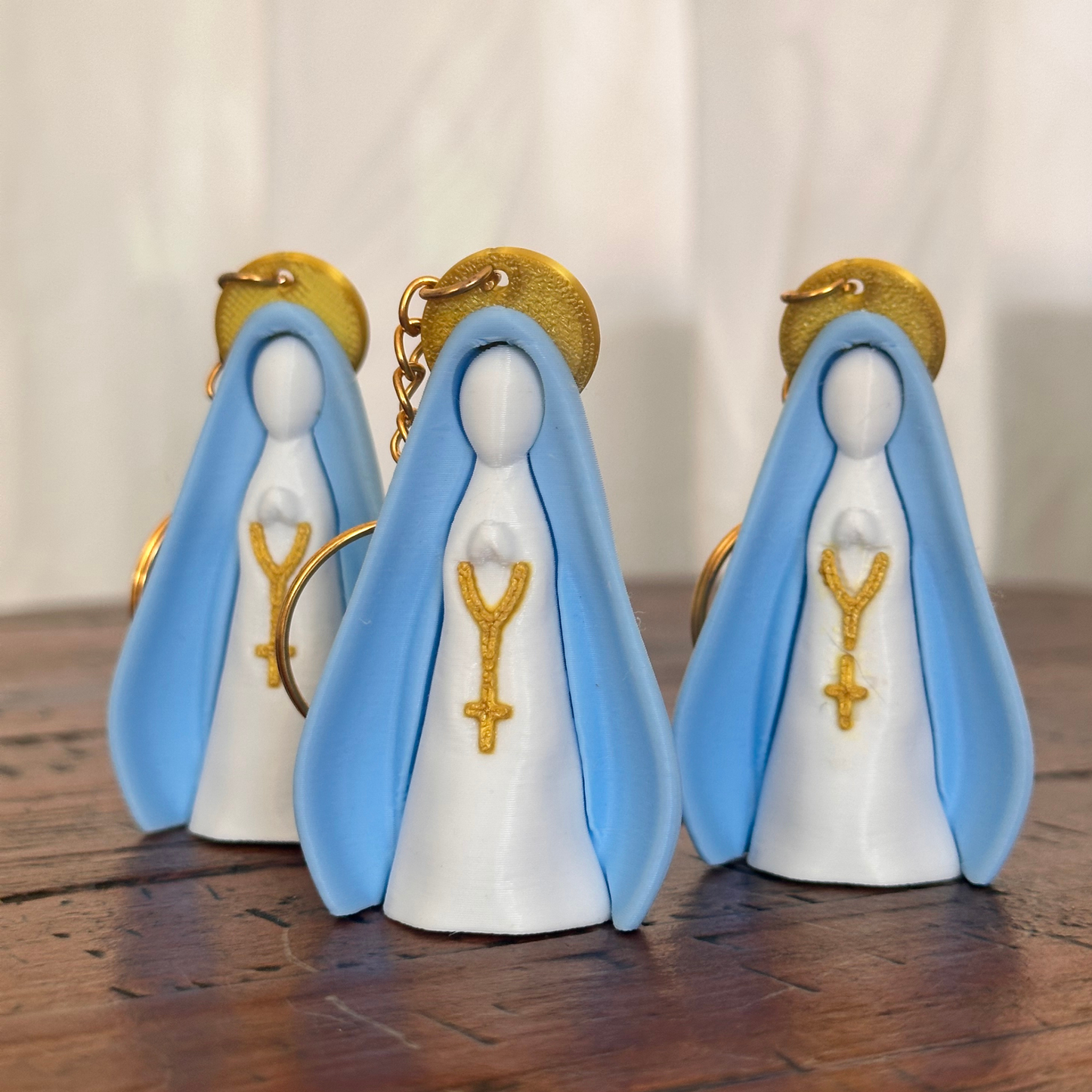 Kit 3 Chaveiros Nossa Senhora