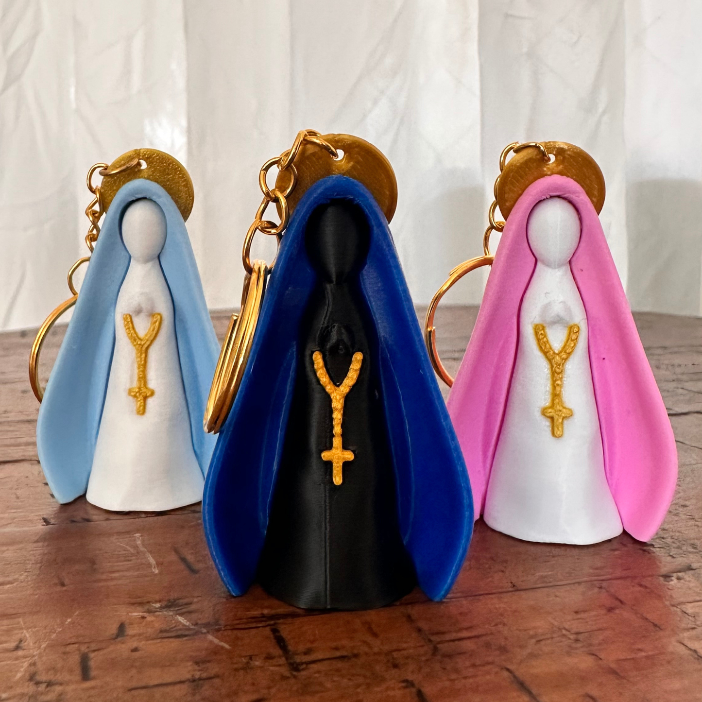 Kit 3 Chaveiros Nossa Senhora